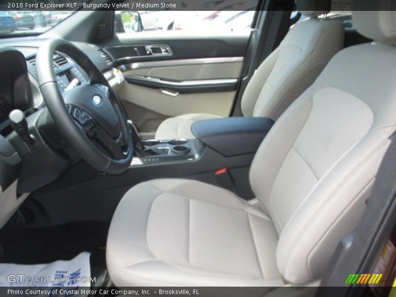 Burgundy Velvet / Medium Stone 2018 Ford Explorer XLT