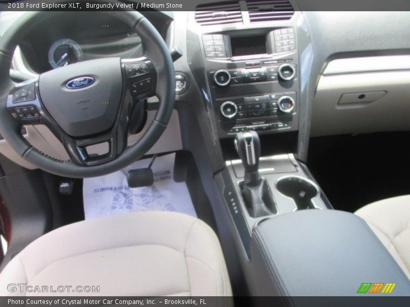 Burgundy Velvet / Medium Stone 2018 Ford Explorer XLT