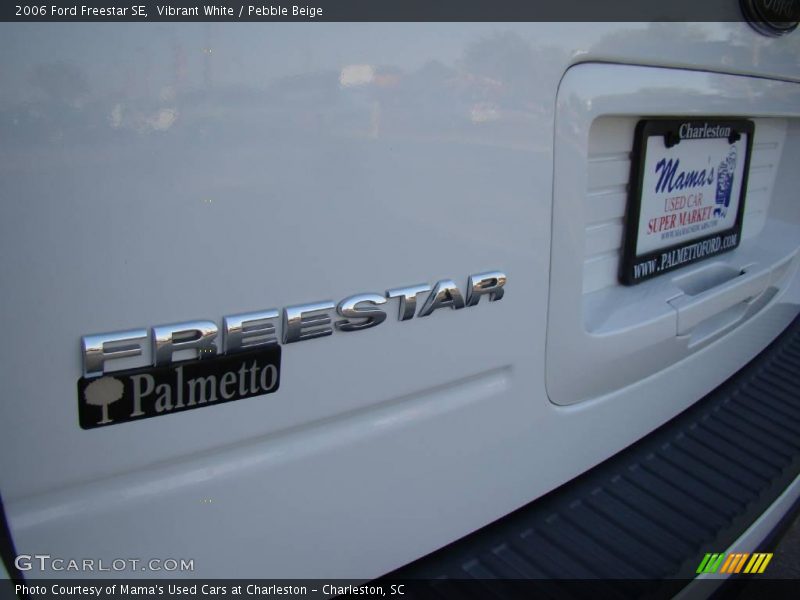 Vibrant White / Pebble Beige 2006 Ford Freestar SE