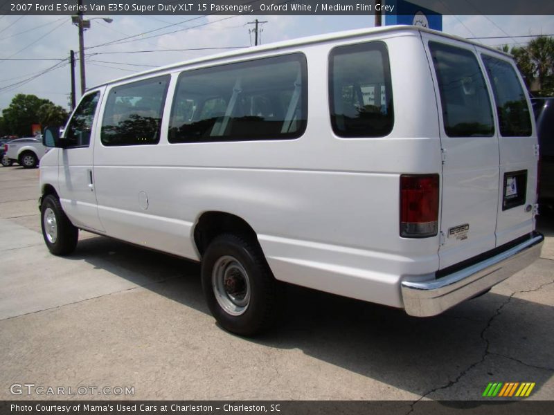 Oxford White / Medium Flint Grey 2007 Ford E Series Van E350 Super Duty XLT 15 Passenger