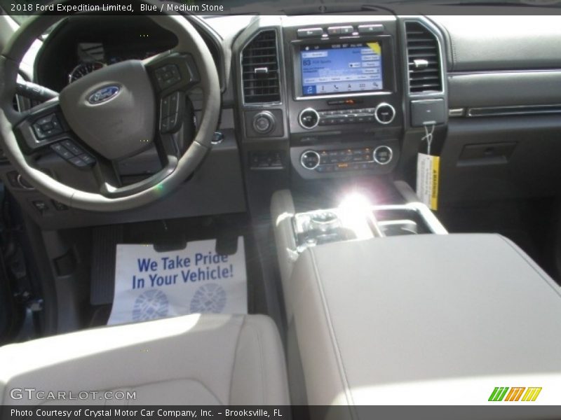 Blue / Medium Stone 2018 Ford Expedition Limited