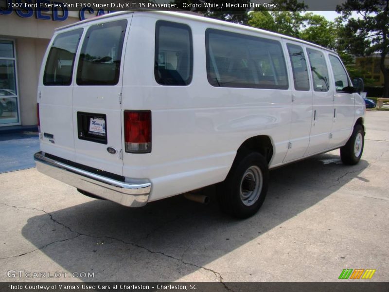 Oxford White / Medium Flint Grey 2007 Ford E Series Van E350 Super Duty XLT 15 Passenger