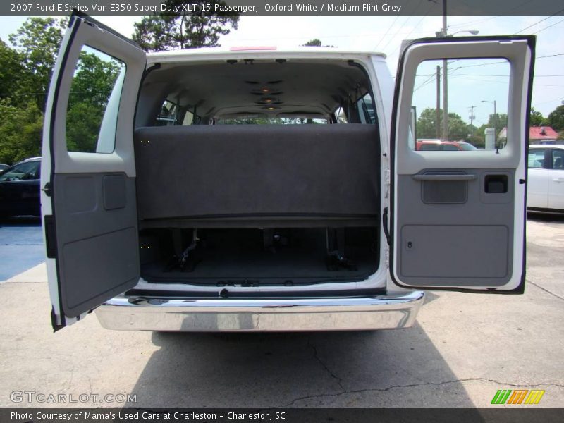 Oxford White / Medium Flint Grey 2007 Ford E Series Van E350 Super Duty XLT 15 Passenger