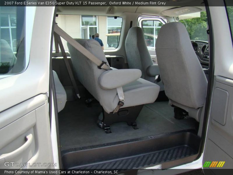 Oxford White / Medium Flint Grey 2007 Ford E Series Van E350 Super Duty XLT 15 Passenger