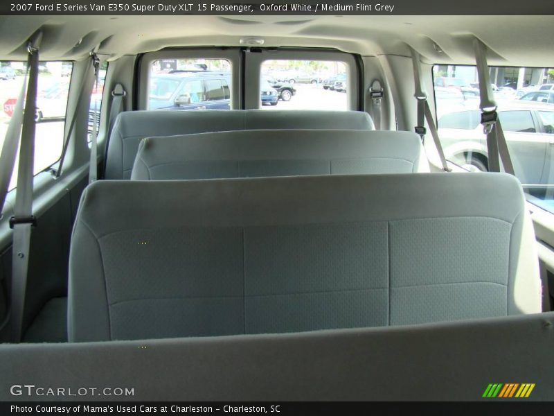 Oxford White / Medium Flint Grey 2007 Ford E Series Van E350 Super Duty XLT 15 Passenger