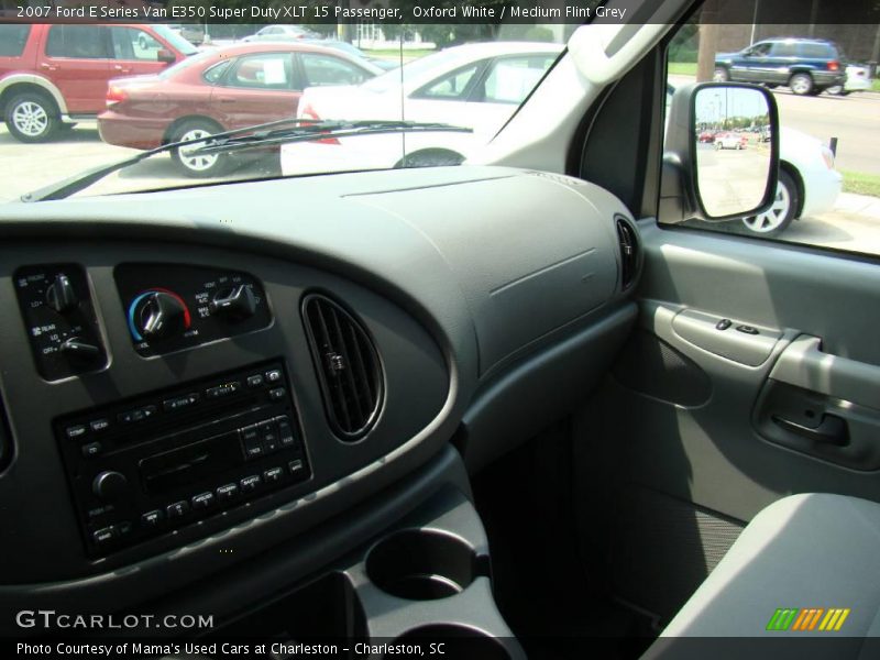 Oxford White / Medium Flint Grey 2007 Ford E Series Van E350 Super Duty XLT 15 Passenger