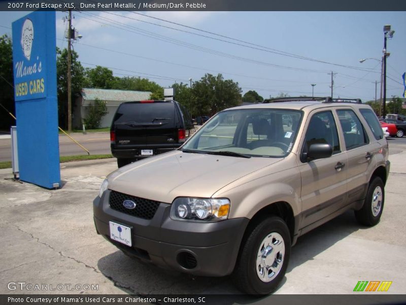 Dune Pearl Metallic / Medium/Dark Pebble 2007 Ford Escape XLS