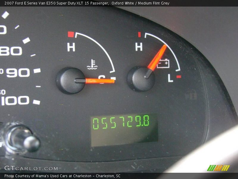 Oxford White / Medium Flint Grey 2007 Ford E Series Van E350 Super Duty XLT 15 Passenger