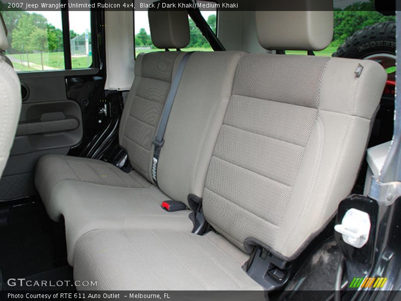 Black / Dark Khaki/Medium Khaki 2007 Jeep Wrangler Unlimited Rubicon 4x4