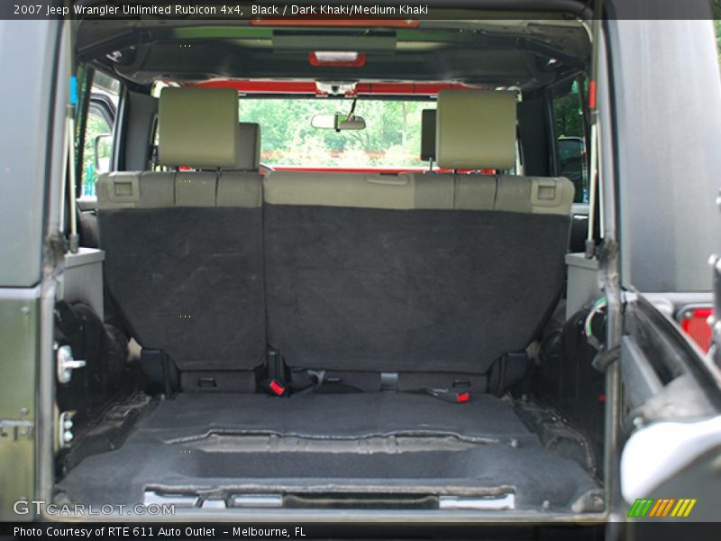 Black / Dark Khaki/Medium Khaki 2007 Jeep Wrangler Unlimited Rubicon 4x4