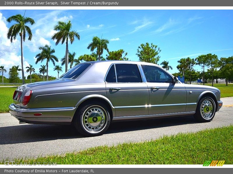 Silver Tempest / Cream/Burgundy 2000 Rolls-Royce Silver Seraph