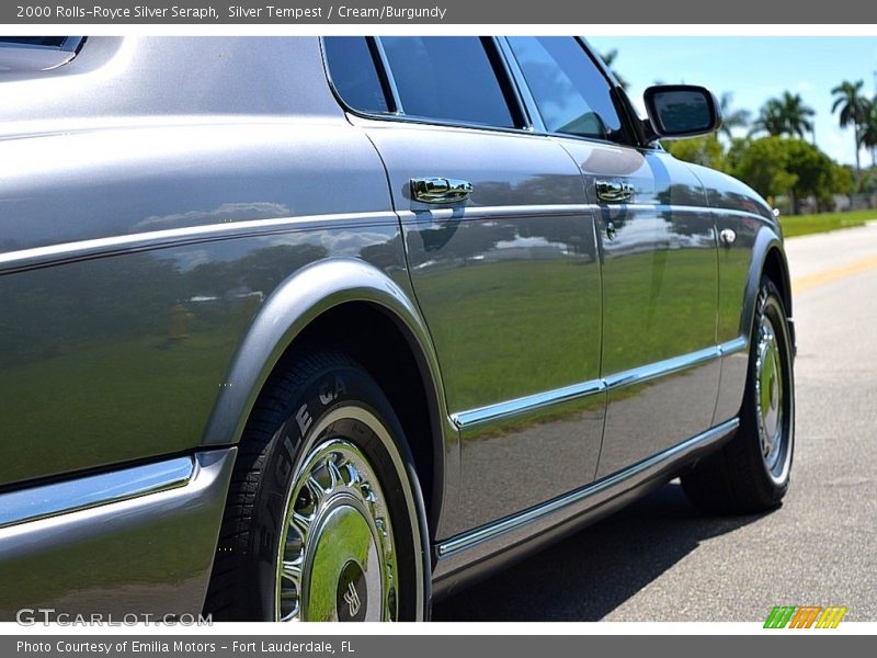 Silver Tempest / Cream/Burgundy 2000 Rolls-Royce Silver Seraph