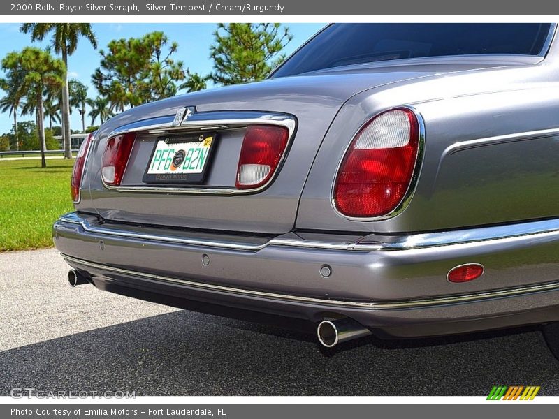 Silver Tempest / Cream/Burgundy 2000 Rolls-Royce Silver Seraph