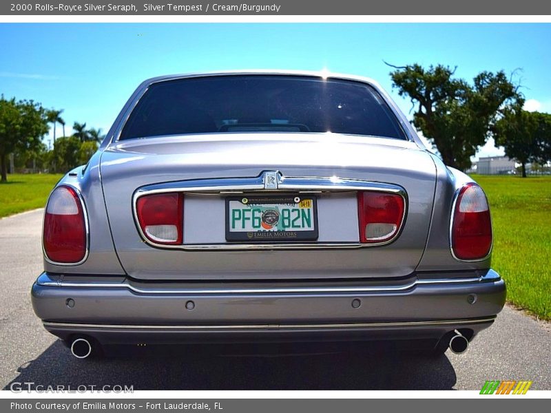 Silver Tempest / Cream/Burgundy 2000 Rolls-Royce Silver Seraph