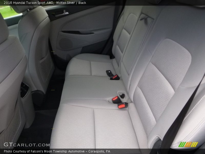 Molten Silver / Black 2018 Hyundai Tucson Sport AWD