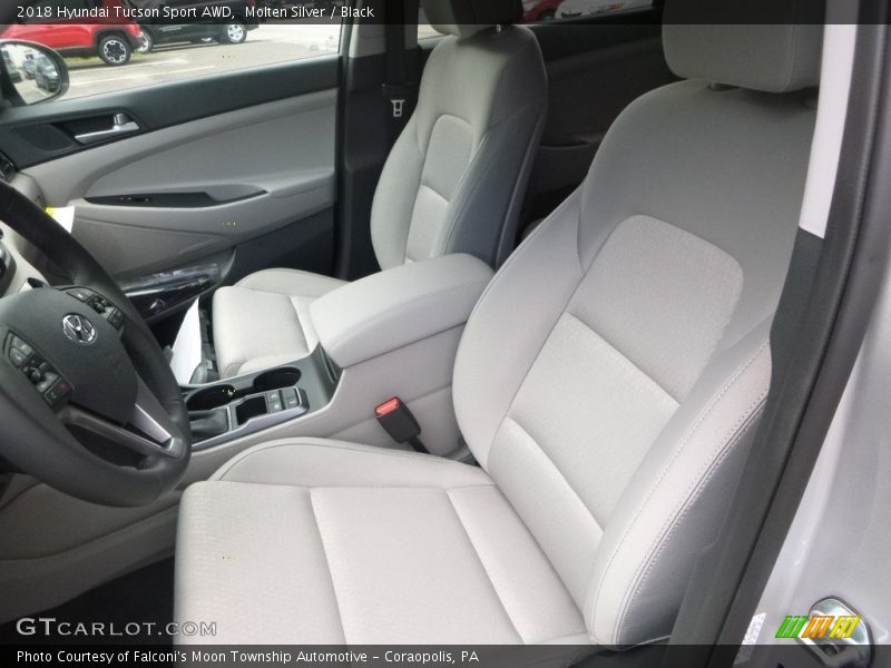 Molten Silver / Black 2018 Hyundai Tucson Sport AWD