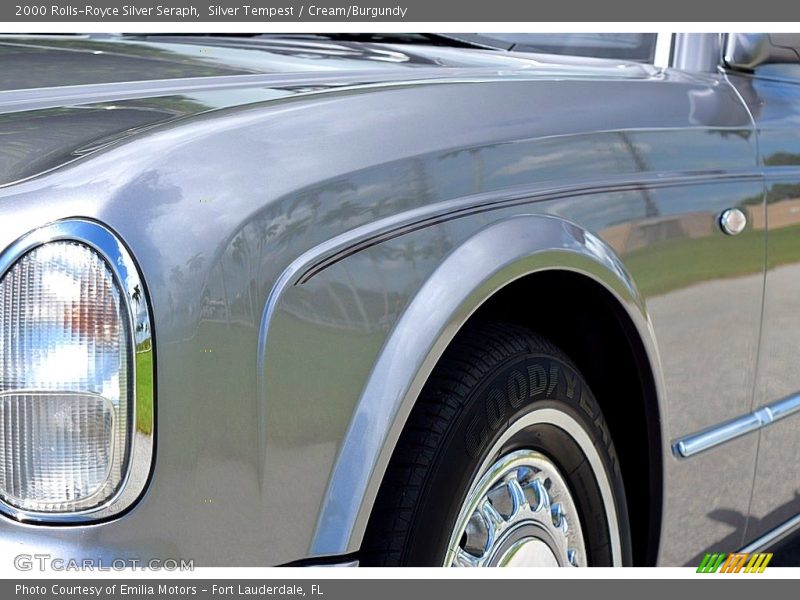 Silver Tempest / Cream/Burgundy 2000 Rolls-Royce Silver Seraph