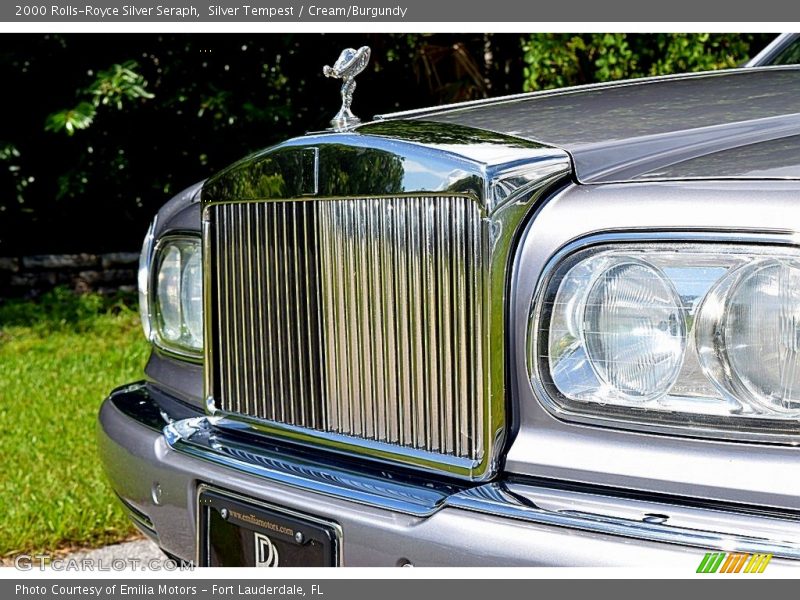 Silver Tempest / Cream/Burgundy 2000 Rolls-Royce Silver Seraph