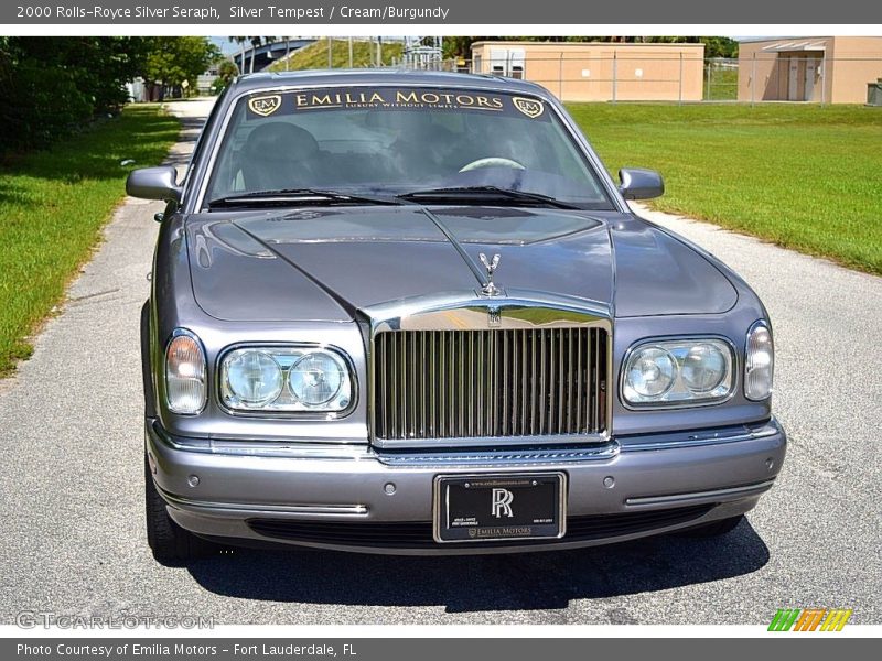 Silver Tempest / Cream/Burgundy 2000 Rolls-Royce Silver Seraph