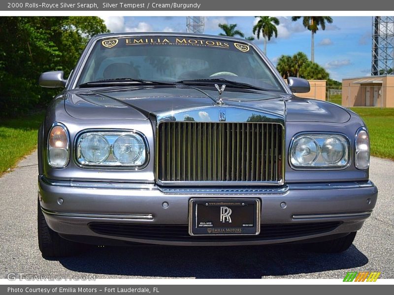 Silver Tempest / Cream/Burgundy 2000 Rolls-Royce Silver Seraph