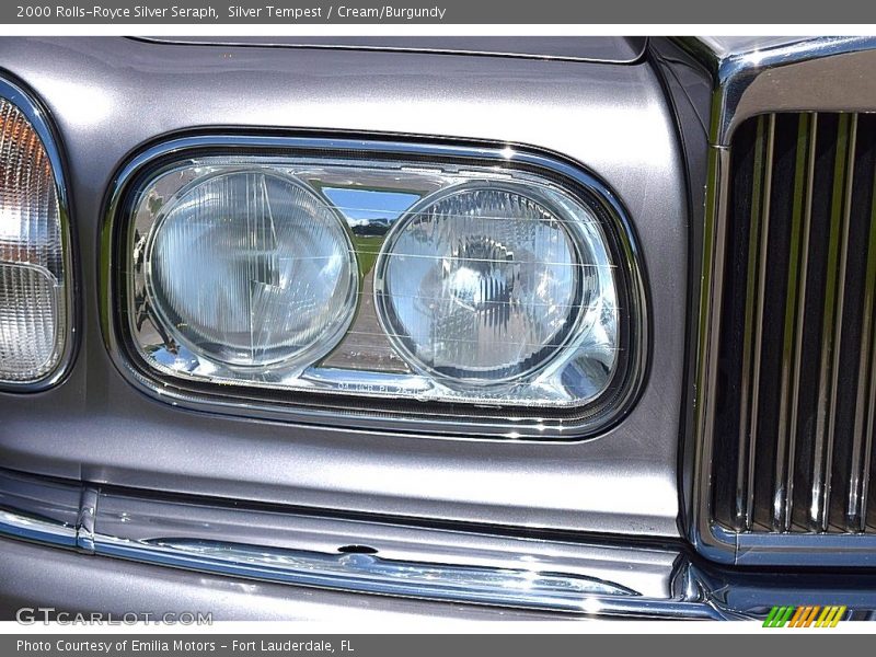 Silver Tempest / Cream/Burgundy 2000 Rolls-Royce Silver Seraph