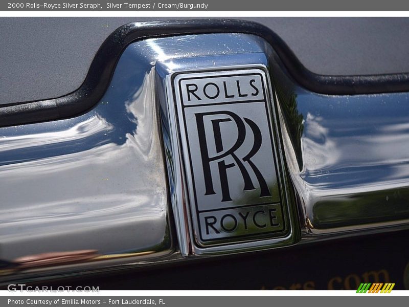 Silver Tempest / Cream/Burgundy 2000 Rolls-Royce Silver Seraph