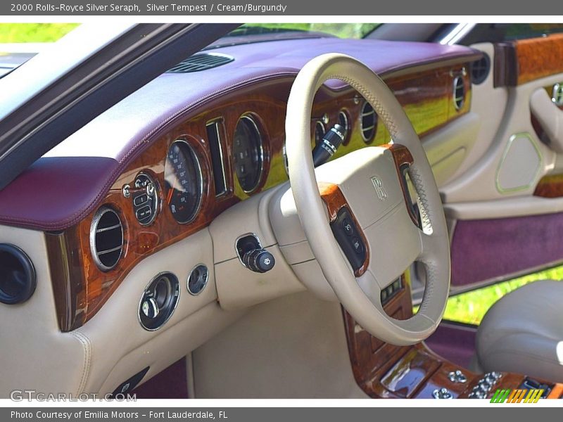  2000 Silver Seraph  Steering Wheel