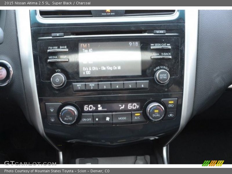 Super Black / Charcoal 2015 Nissan Altima 2.5 SL