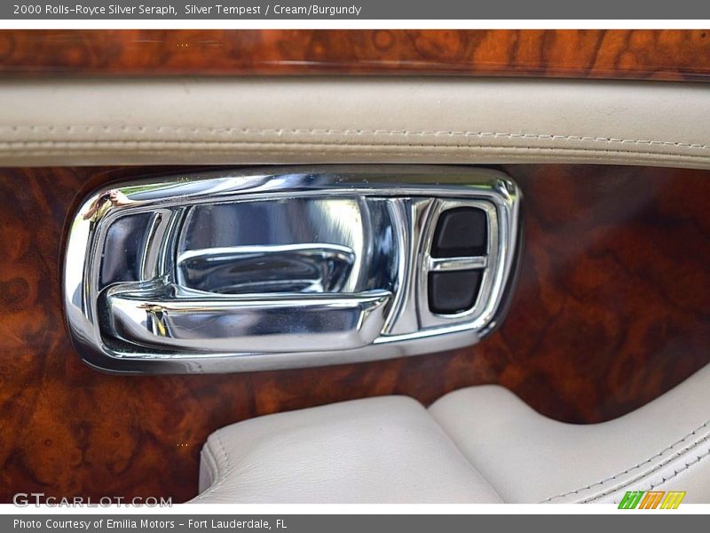 Silver Tempest / Cream/Burgundy 2000 Rolls-Royce Silver Seraph