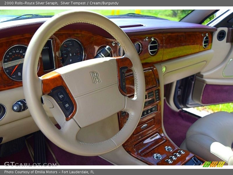 Dashboard of 2000 Silver Seraph 