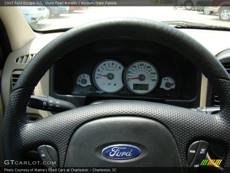 Dune Pearl Metallic / Medium/Dark Pebble 2007 Ford Escape XLS