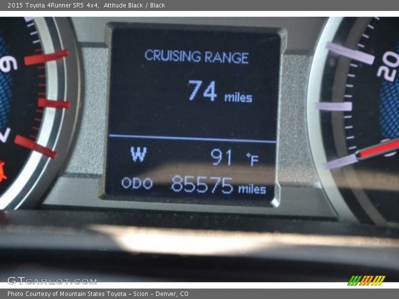 Attitude Black / Black 2015 Toyota 4Runner SR5 4x4