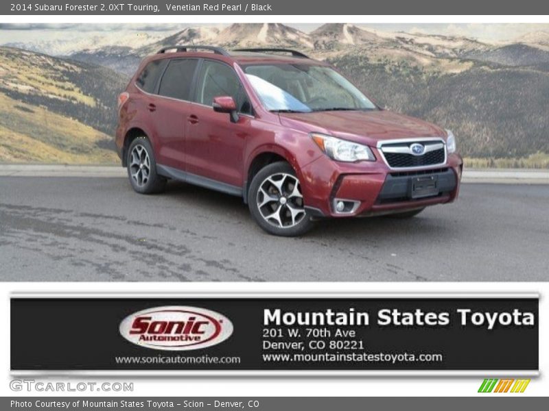 Venetian Red Pearl / Black 2014 Subaru Forester 2.0XT Touring