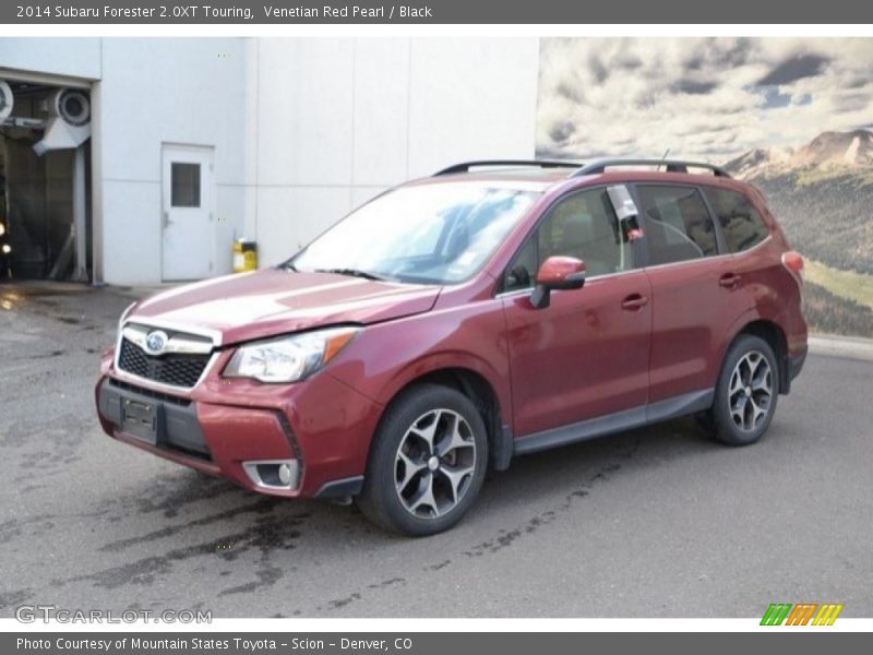 Venetian Red Pearl / Black 2014 Subaru Forester 2.0XT Touring