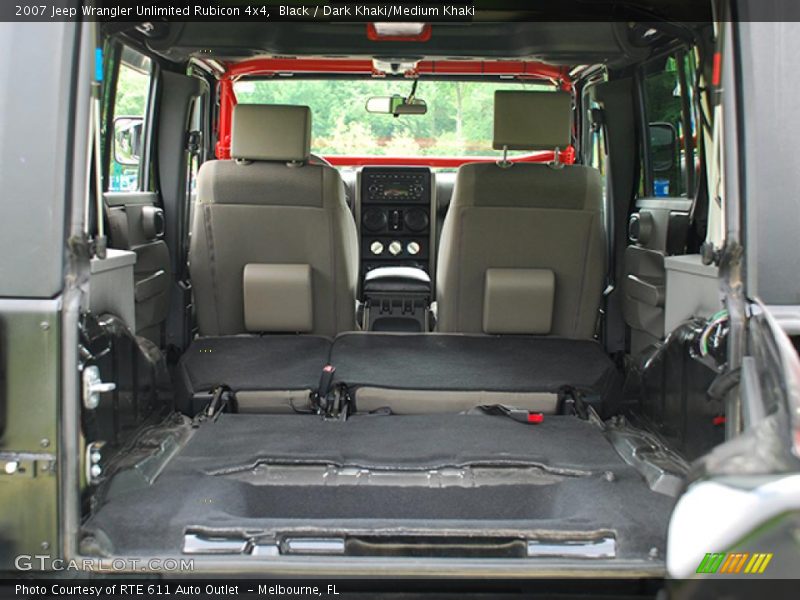 Black / Dark Khaki/Medium Khaki 2007 Jeep Wrangler Unlimited Rubicon 4x4