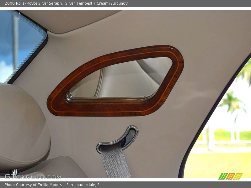 Silver Tempest / Cream/Burgundy 2000 Rolls-Royce Silver Seraph