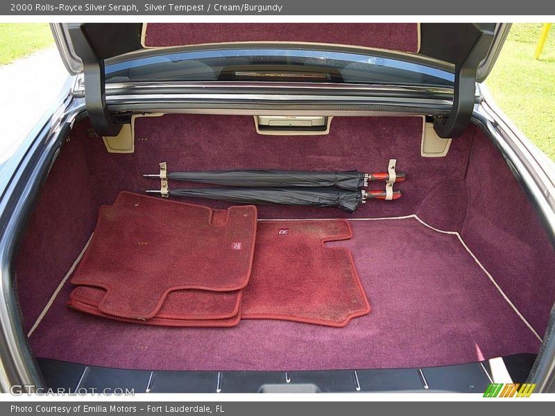  2000 Silver Seraph  Trunk