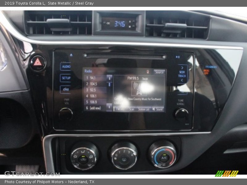 Slate Metallic / Steel Gray 2019 Toyota Corolla L