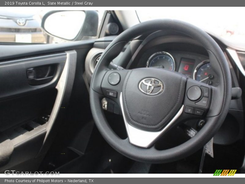 Slate Metallic / Steel Gray 2019 Toyota Corolla L