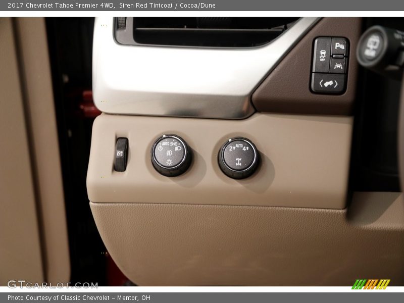 Siren Red Tintcoat / Cocoa/Dune 2017 Chevrolet Tahoe Premier 4WD