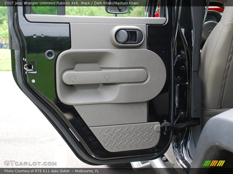 Black / Dark Khaki/Medium Khaki 2007 Jeep Wrangler Unlimited Rubicon 4x4