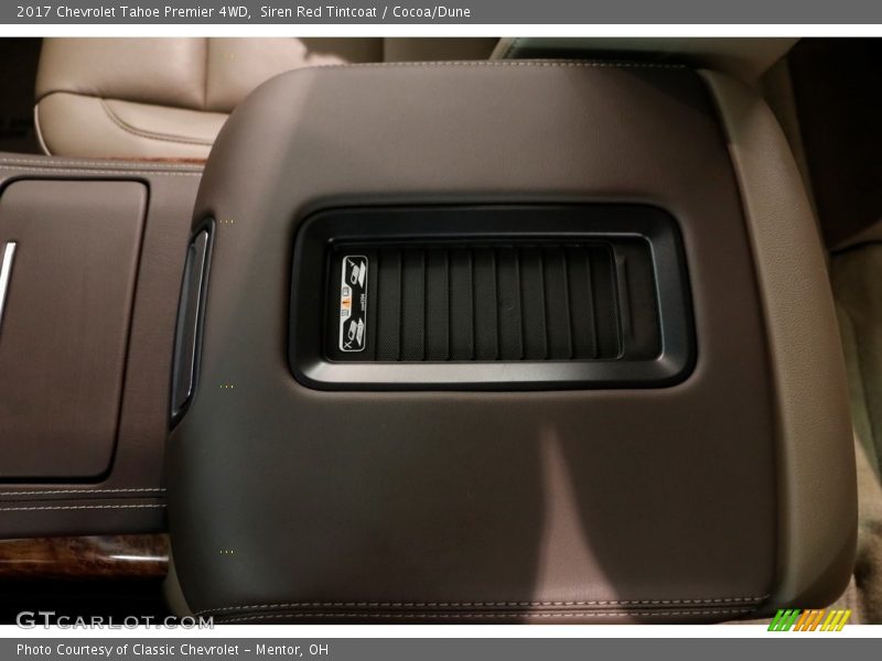 Siren Red Tintcoat / Cocoa/Dune 2017 Chevrolet Tahoe Premier 4WD