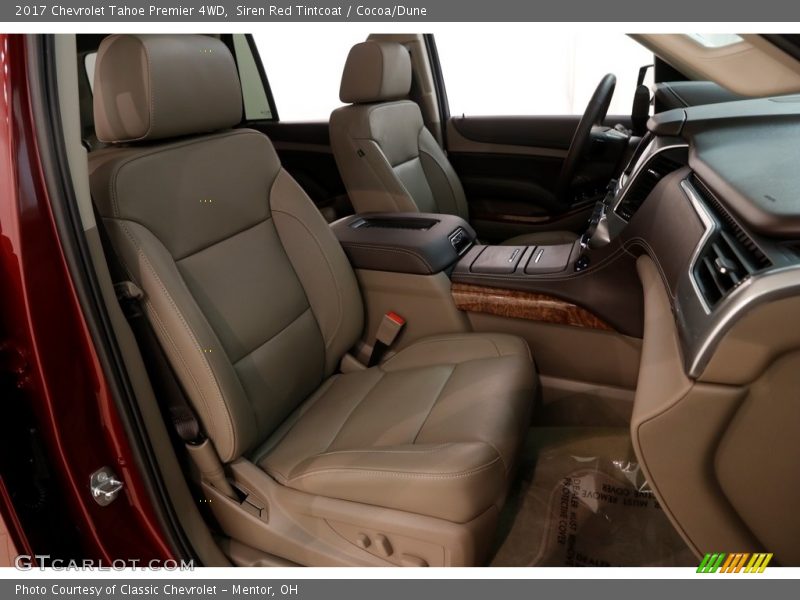 Siren Red Tintcoat / Cocoa/Dune 2017 Chevrolet Tahoe Premier 4WD
