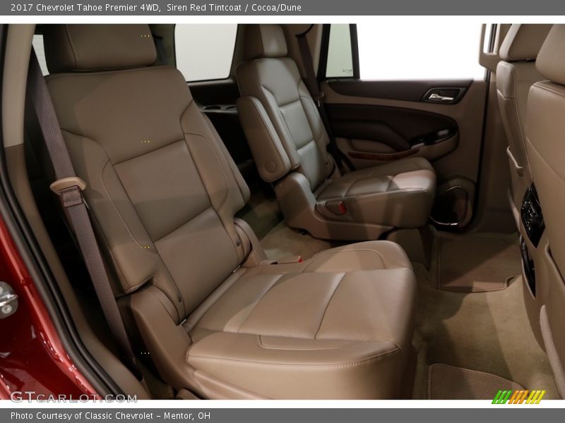 Siren Red Tintcoat / Cocoa/Dune 2017 Chevrolet Tahoe Premier 4WD