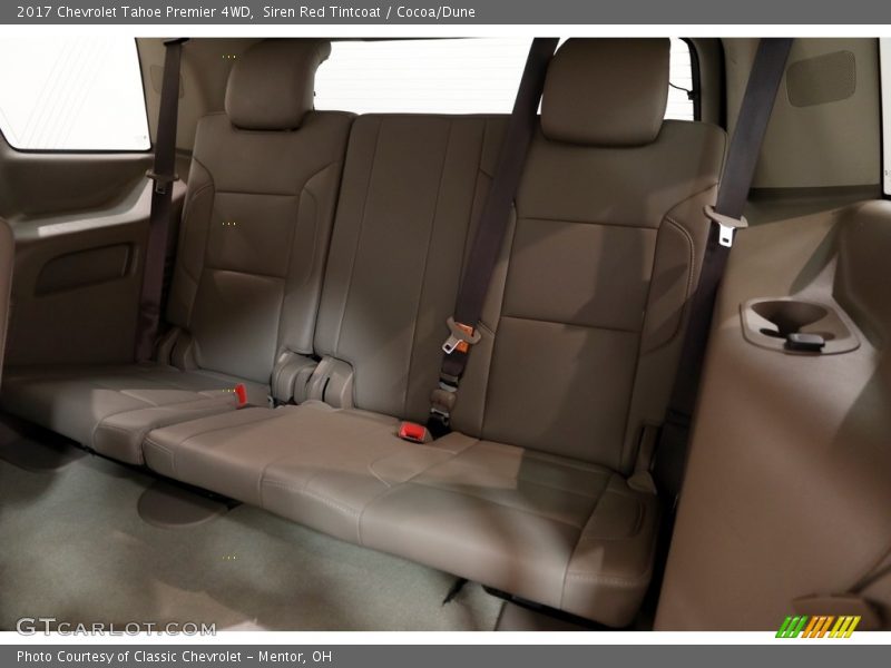 Siren Red Tintcoat / Cocoa/Dune 2017 Chevrolet Tahoe Premier 4WD
