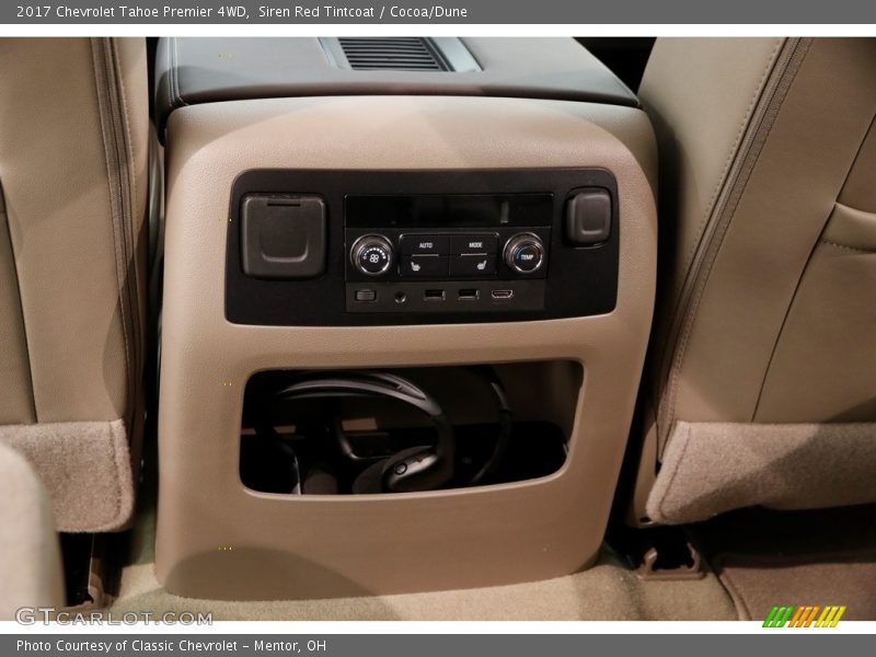 Siren Red Tintcoat / Cocoa/Dune 2017 Chevrolet Tahoe Premier 4WD