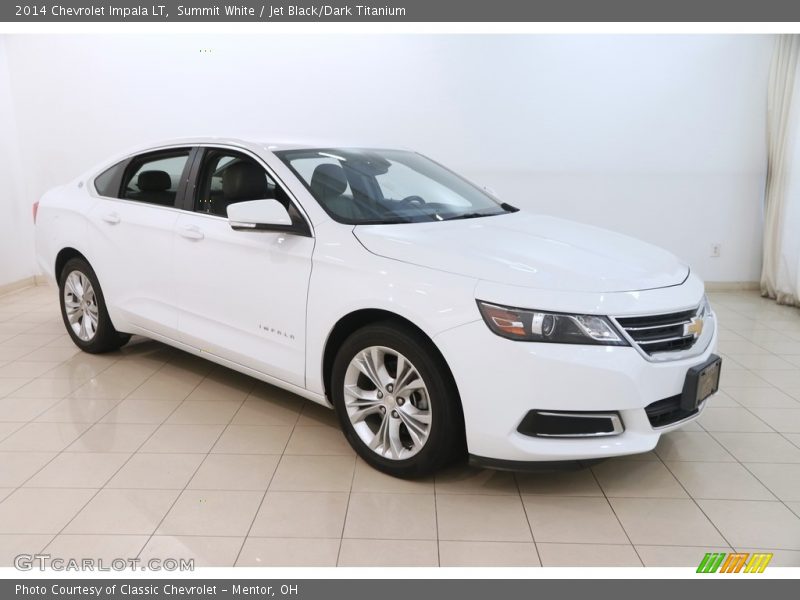 Summit White / Jet Black/Dark Titanium 2014 Chevrolet Impala LT