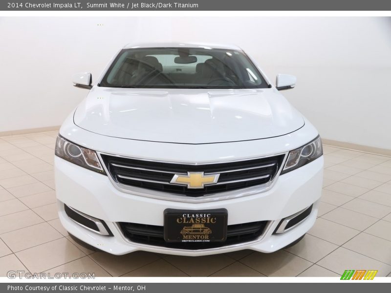Summit White / Jet Black/Dark Titanium 2014 Chevrolet Impala LT