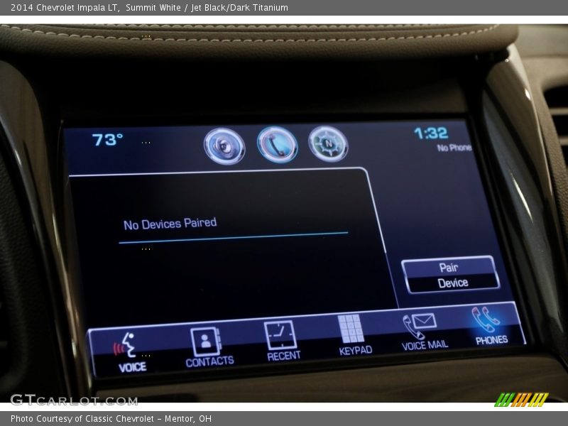 Summit White / Jet Black/Dark Titanium 2014 Chevrolet Impala LT