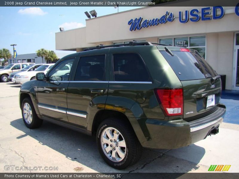 Jeep Green Metallic / Dark Khaki/Light Graystone 2008 Jeep Grand Cherokee Limited